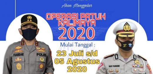 Dirlantas Polda Banten : Ops Kalimaya 2020 Kedepankan Preventif dan Preemtif