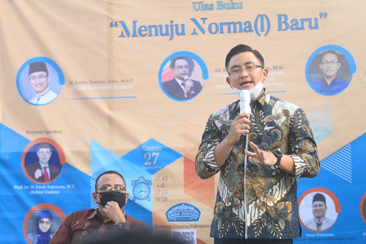 Wagub Andika Minta Kampus di Banten Bantu Sosialisasikan 3 M