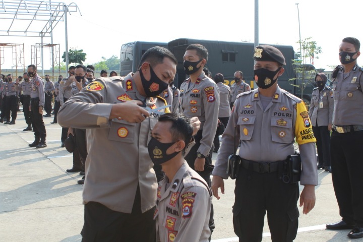 Kapolres Serang Tindak Anggota Tidak Disiplin