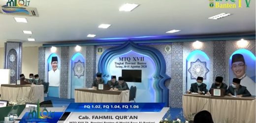 MTQ XVII Banten, Kafilah Tangsel Juara Pertama Cabang MFQ