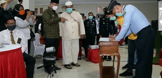 Disaksikan Wagub Andika, Ribuan Warga Binaan Lapas di Banten Siap Jadi Relawan Vaksin Covid 19