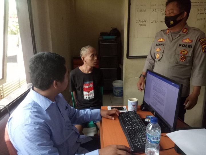 Residivis Nekat Gasak Motor Diparkiran Puskesmas Waringinkurung Diringkus