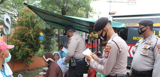 Cegah Penyebaran Covid-19, Polres Serang Bersama Kodim 0602 Gelar Operasi Yustisi