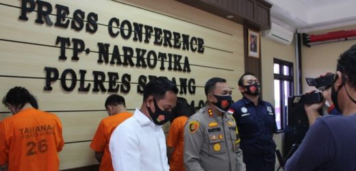 Satresnarkoba Polres Serang Berhasil Ungkap Jaringan Narkoba Lintas Provinsi