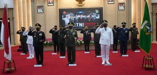 Korem 064/MY Gelar Upacara Peringatan HUT TNI ke-75, Secara Virtual