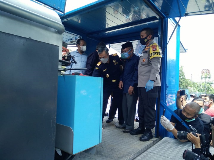 BNNP Banten Musnahkan Barang Bukti 301 Kg Ganja Asal Aceh
