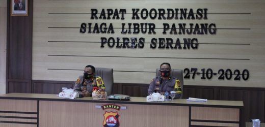 Siaga Libur Panjang, Polres Serang Gelar Rakor Bersama Pemkab
