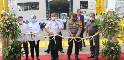 Penunjang Lintas Penyebrangan Antar Pulau, Kemenhub Resmikan Dermaga IV Pelabuhan Merak – Bakauheni