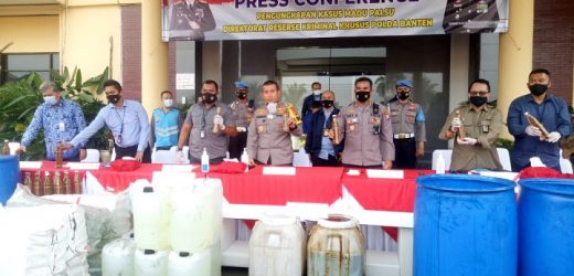 Polda Banten Bongkar Jaringan Madu Baduy Palsu