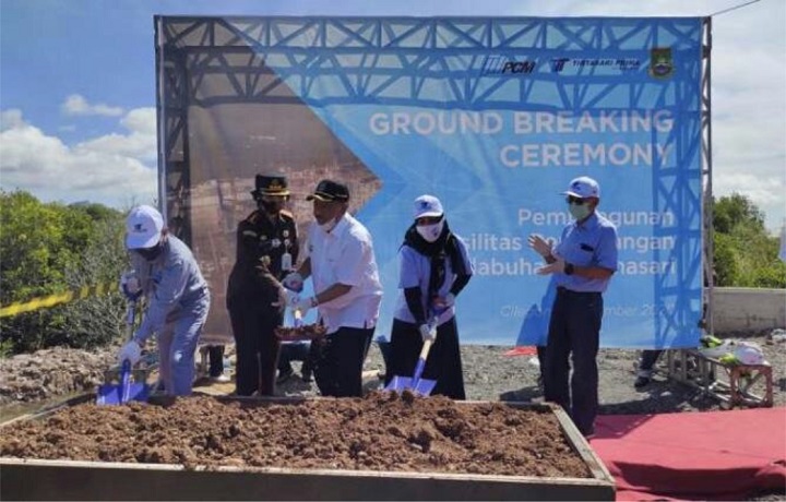 Wali Kota Cilegon Ground Breaking Pembangunan Pergudangan Pelabuhan Warnasari