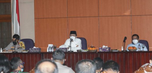 Disiplin Protokol Kesehatan  Gubernur Banten : Kesadaran Masyarakat Dipertegas Melibatkan TNI/Polri