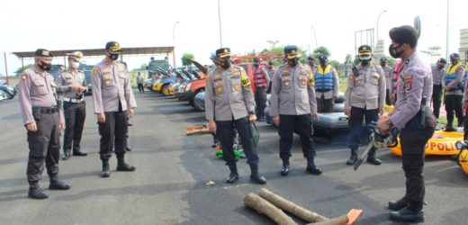 Pastikan Kesiapsiagaan Penanganan Bencana, Polres dan BPBD Serang Gelar Apel
