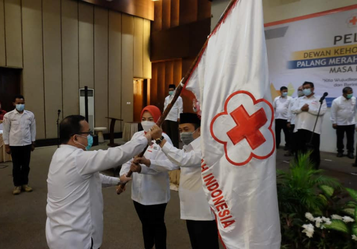 Pengurus PMI Kota Serang Resmi Dilantik, Subadri Didaulat Jadi Penasehat
