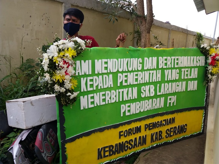 Sejumlah Elemen Masyarakat Kabupaten Serang Apresiasi Pembubaran FPI