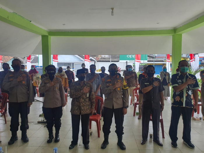 Cegah Penyebaran Covid-19 Bagi Petugas PPKM, Polres Serang Gelar Pelatihan Teknis Pencegahan Dan Penanganan