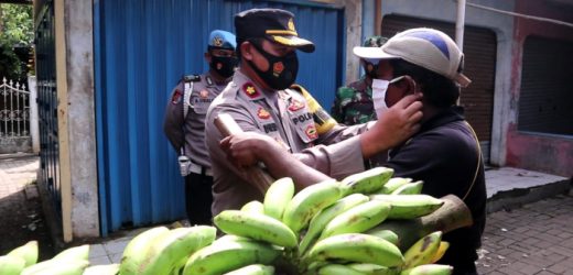 Polres Serang Resmikan Pasar Tangguh Nusantara Dan Bagikan Masker di Begog