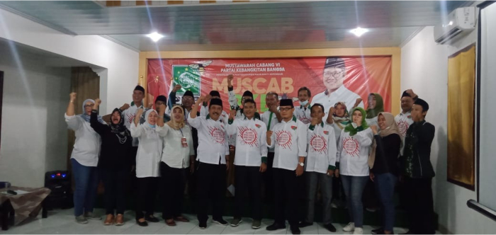 Muscab Serentak, Sanudin Pimpin PKB Kota Cilegon