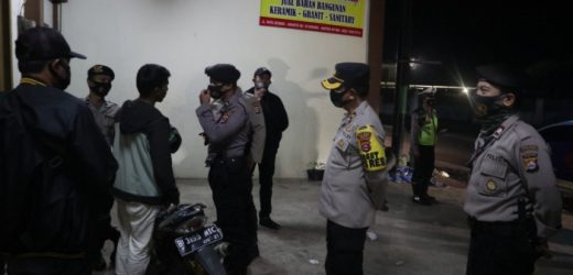 Antisipasi Balapan Liar, Tindak Kejahatan dan Tempat Hiburan Buka, Polres Serang Kerahkan 50 Personil