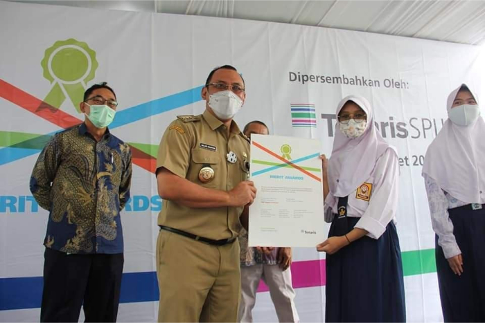 PT. Tenaris SPIJ Berikan Merit Award dan Donasi Untuk Renovasi Sekolah di Kota Cilegon