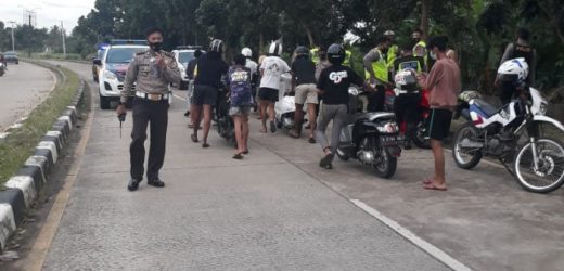 Balap Liar Deket KP3B, Sepuluh Motor Diangkut ke Polda Banten