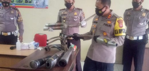 Keren, Polres Serang Akan Buat Tugu Knalpot Racing Sebagai Peringatan Bagi Anak Muda