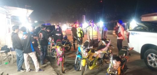 SFJJ Kumpul Tanpa Prokes Covid-19, Polres Serang Amankan 7 Unit Motor Bodong