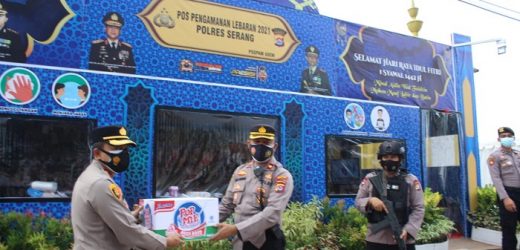 Jelang Idul Fitri, Kapolres Serang Pastikan Kesiapan Personil dan Pospam Ops Ketupat Maung 2021