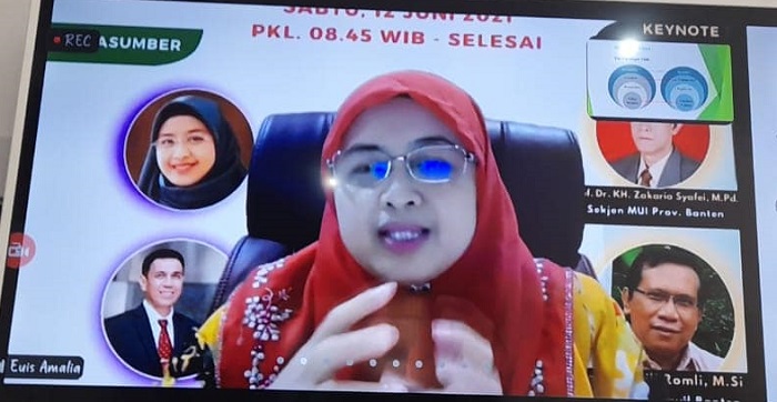 Webinar ICMI Banten : Proses Pembangunan Wajib Mengutamakan Kepentingan Rakyat