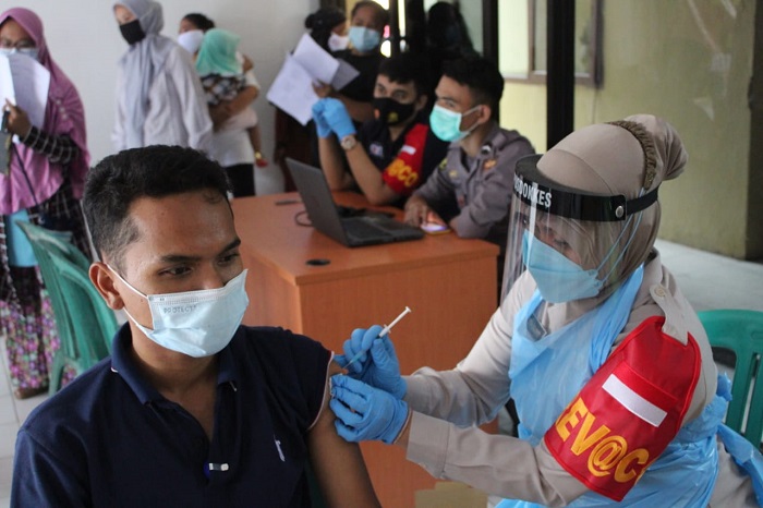 Polres Serang Gelar Vaksinasi Covid-19 Bagi Masyarakat