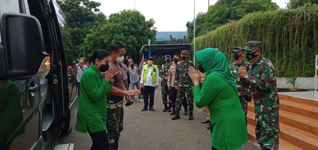 Danrem 064/MY Sambut Kedatangan Rombongan KASAD di Pelabuhan ASDP Merak