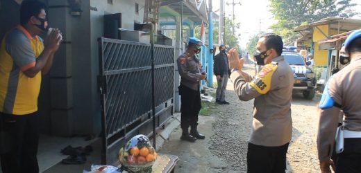 Anggota Isoman, Kapolres Serang Kunjungi dan Beri Motivasi