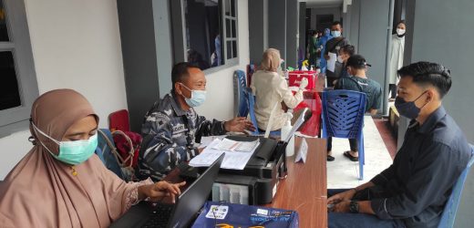Konsistensi TNI AL Banten Dalam Serbuan Vaksinasi Covid19 Dosis 2