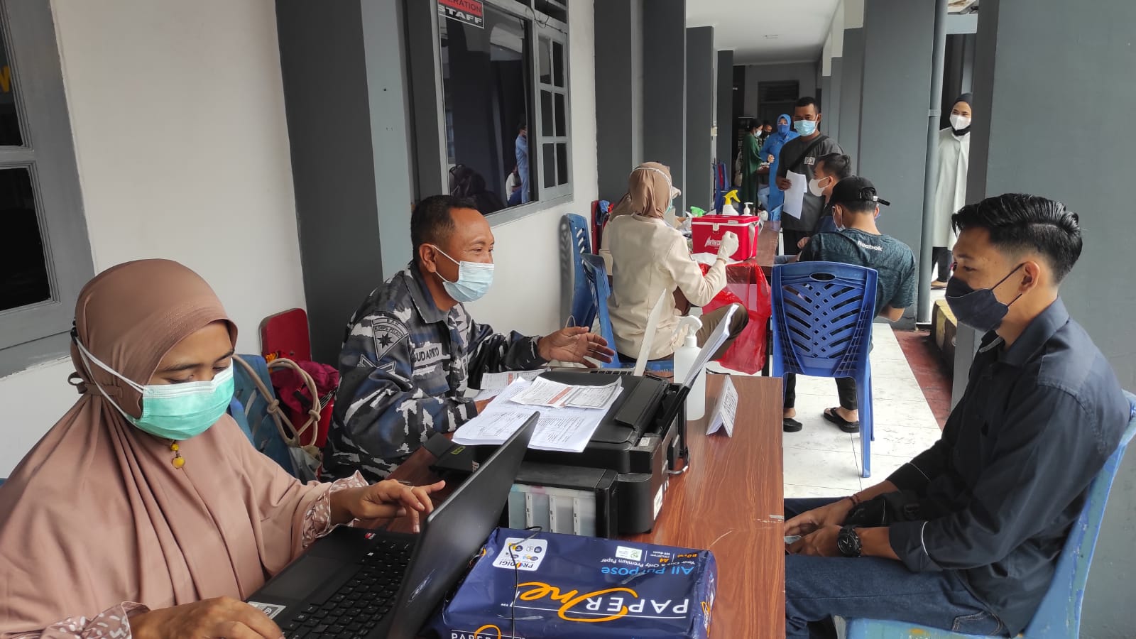 Konsistensi TNI AL Banten Dalam Serbuan Vaksinasi Covid19 Dosis 2