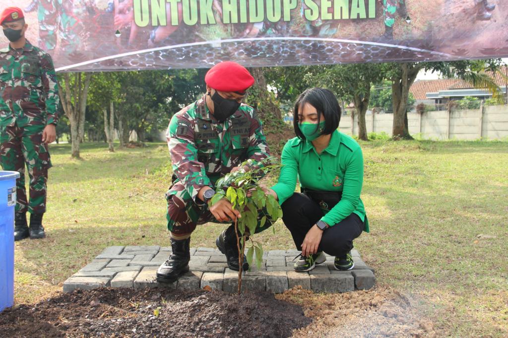 Grup 1 Kopassus Melaksanakan Penghijauan 13.000 Pohon, Menambah Suplai Oksigen di Lingkungan Sekitar