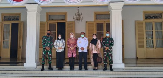Danrem 064/MY Silahturahmi Dengan Walikota Cilegon H. Helldy Agustian