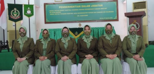 Pemberhentian Jabatan Wakil Ketua Persit Koorcab REM 064/ MY