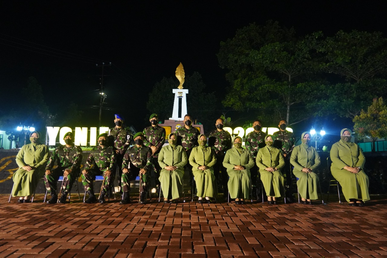 Danrem 064/MY Dampingi Pangdam III/Siliwangi Ke Batalyon 320 Badak Putih