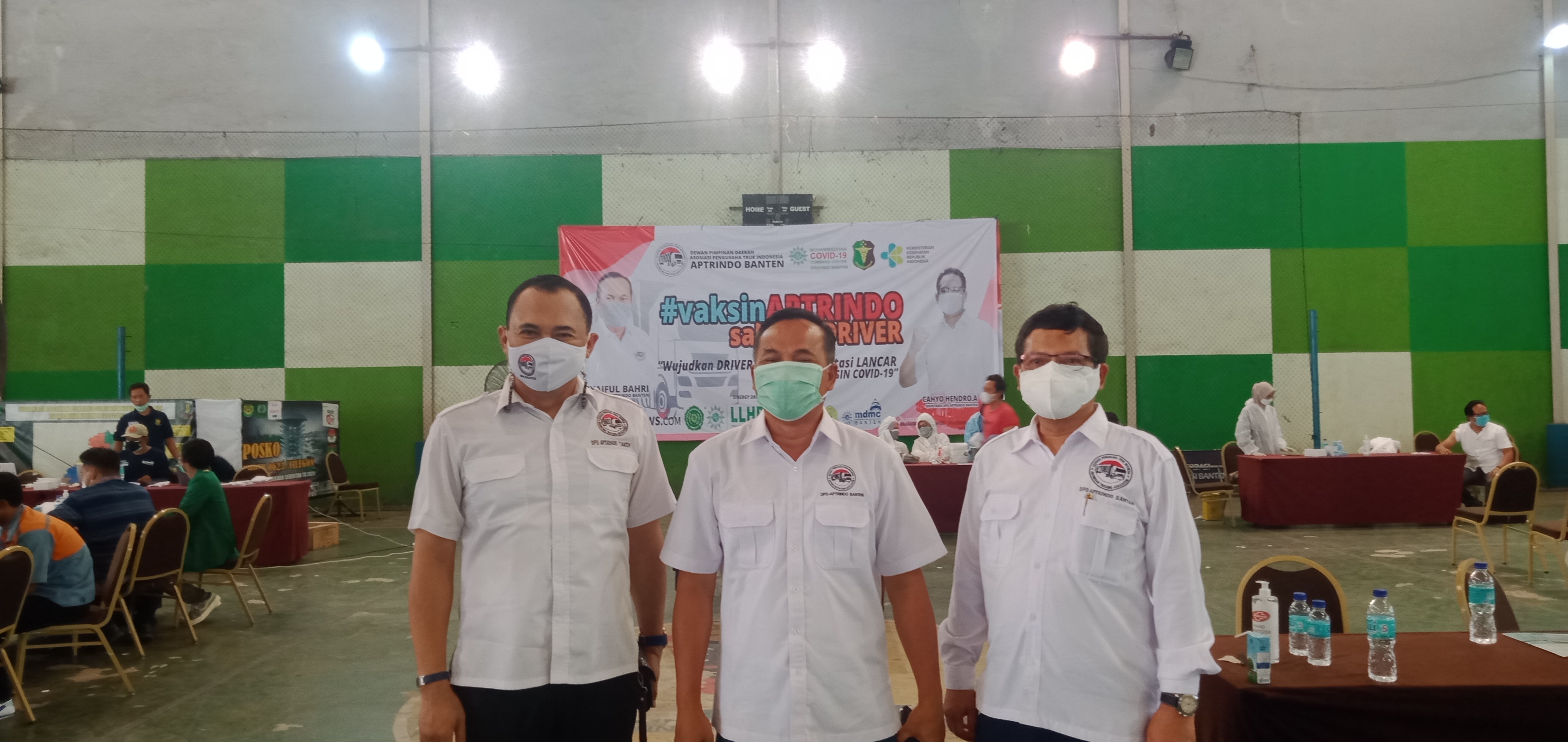 APTRINDO Banten Gelar Vaksinasi di Krakatau Sport Center