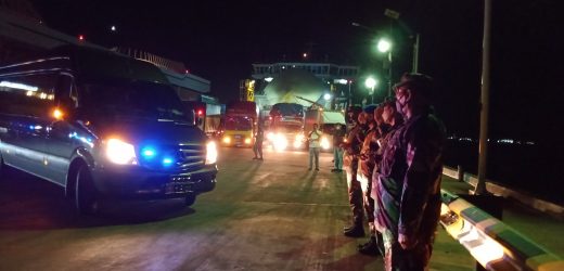 Danrem 064/MY Sambut Kedatangan KSAD di Pelabuhan ASDP Merak