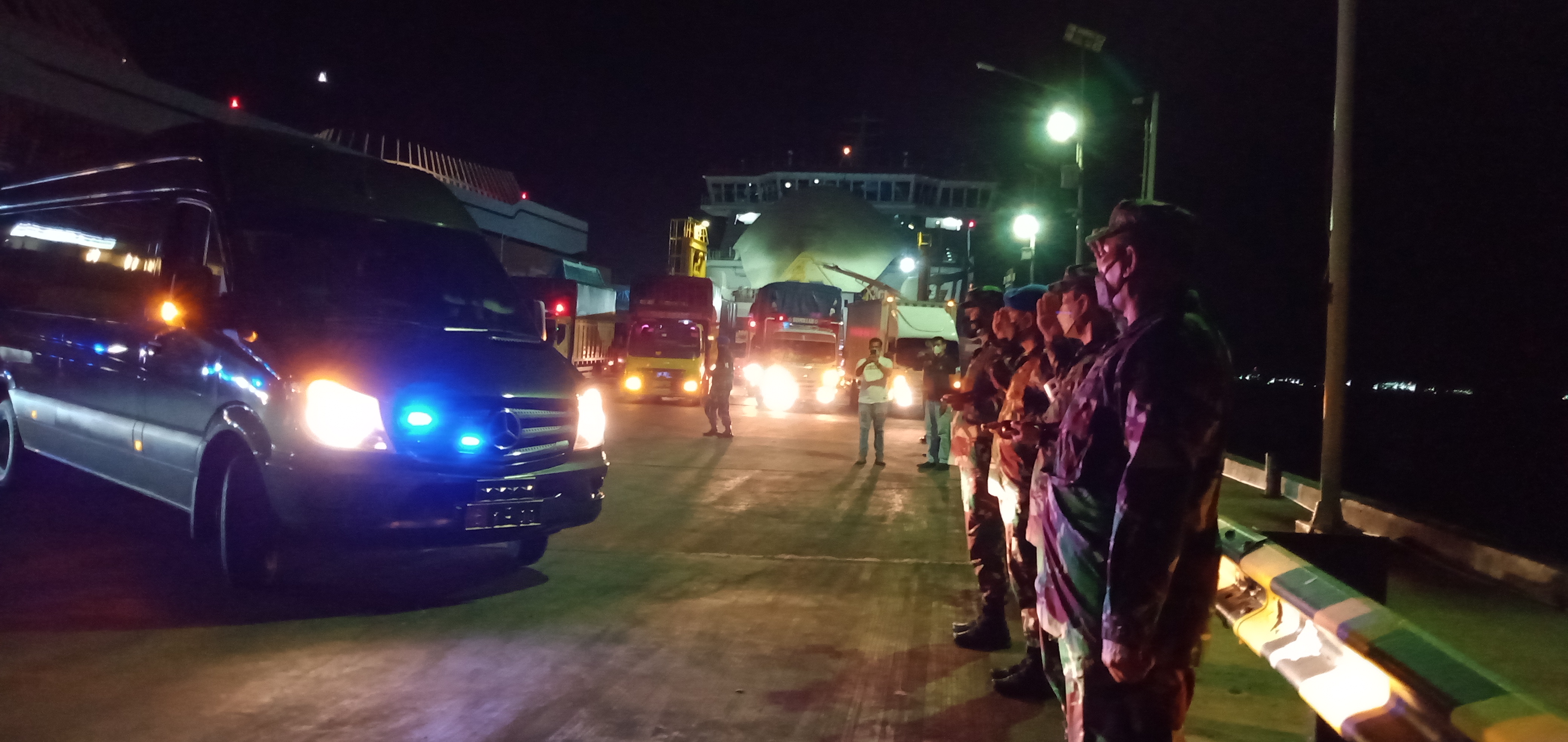 Danrem 064/MY Sambut Kedatangan KSAD di Pelabuhan ASDP Merak
