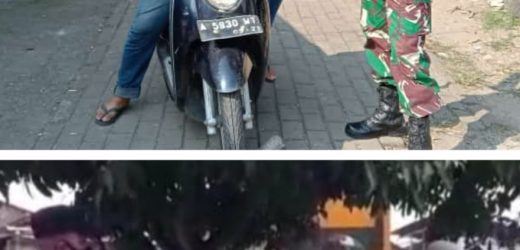 Anggota Babinsa 2307/Ciwandan Melakukan Kegiatan BINTAHWIL di Kel. Tegal Ratu dan Kel. Lebak Denok
