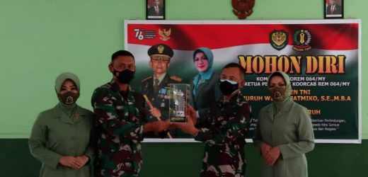 Kunjungin Kodim 0623/CLG, Ini Pesan Danrem 064/MY Kepada Anggota