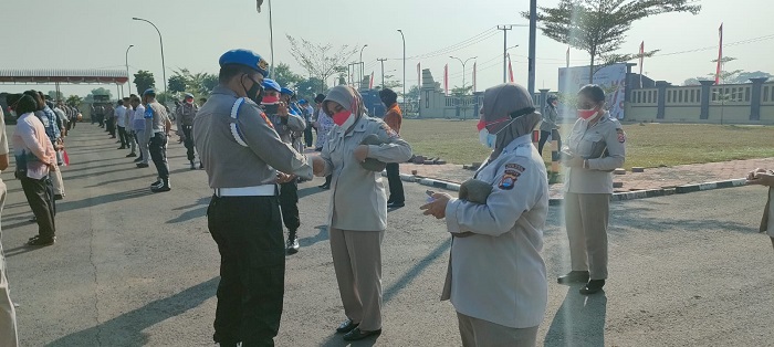 Provost Polda Banten Mendadak Periksa Senpi, Dokumen Kendaraan dan Urine Personil Polres Serang