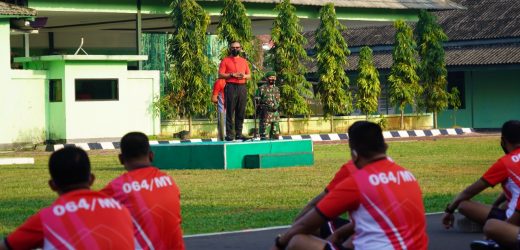 Apel Perdana, Danrem 064/MY Ajak Anggota Jaga Kebersihan Lingkungan
