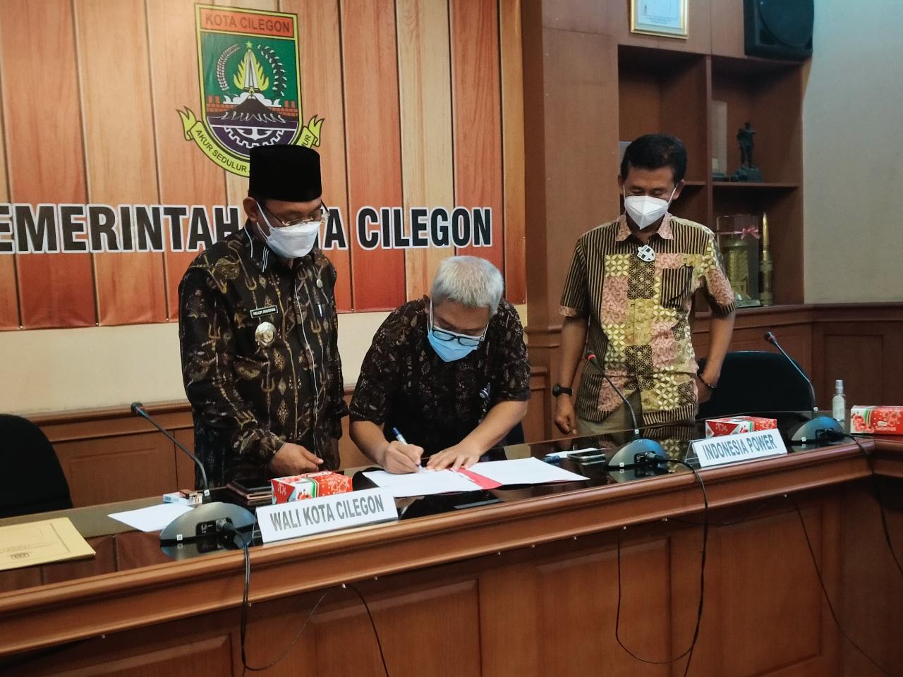 Pemkot Cilegon Menerima Bantuan Dari PT. Indonesia Power Unit (PGU)