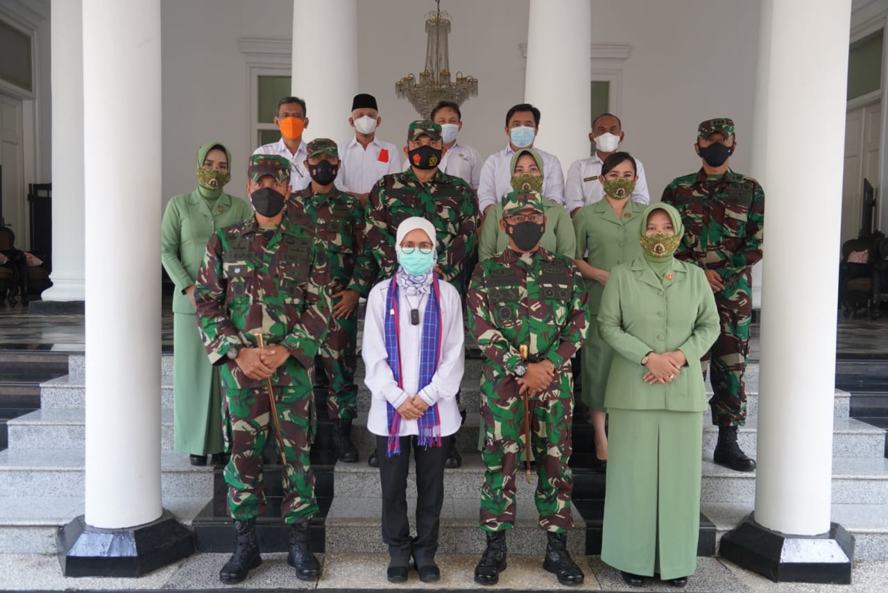 Danrem 064/ MY Kunjungan Silahturahmi Ke Bupati Lebak