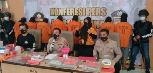 Polres Serang Ringkus Jaringan Ganja Sumatera