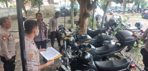 Tim Supervisi Polres Serang Periksa Inventaris Polsek Kramatwatu