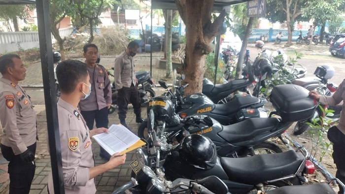 Tim Supervisi Polres Serang Periksa Inventaris Polsek Kramatwatu