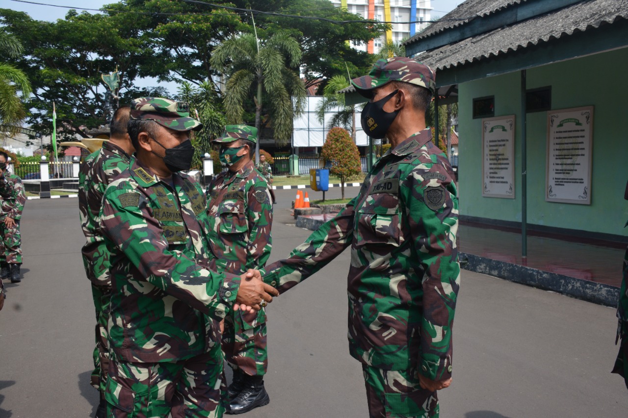 Ini Pesan Danrem 064/MY Kepada Prajurit Yang Naik Pangkat